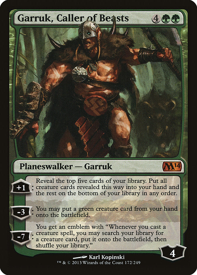 Garruk, Caller of Beasts [Magic 2014] | L.A. Mood Comics and Games