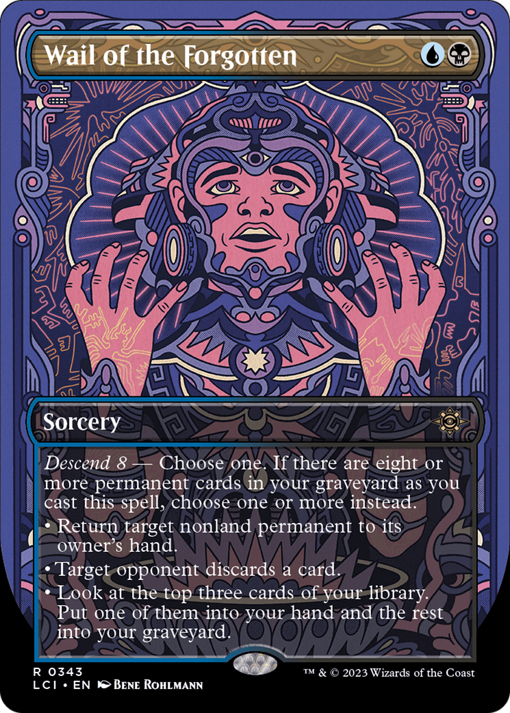 Wail of the Forgotten (Borderless) [The Lost Caverns of Ixalan] | L.A. Mood Comics and Games