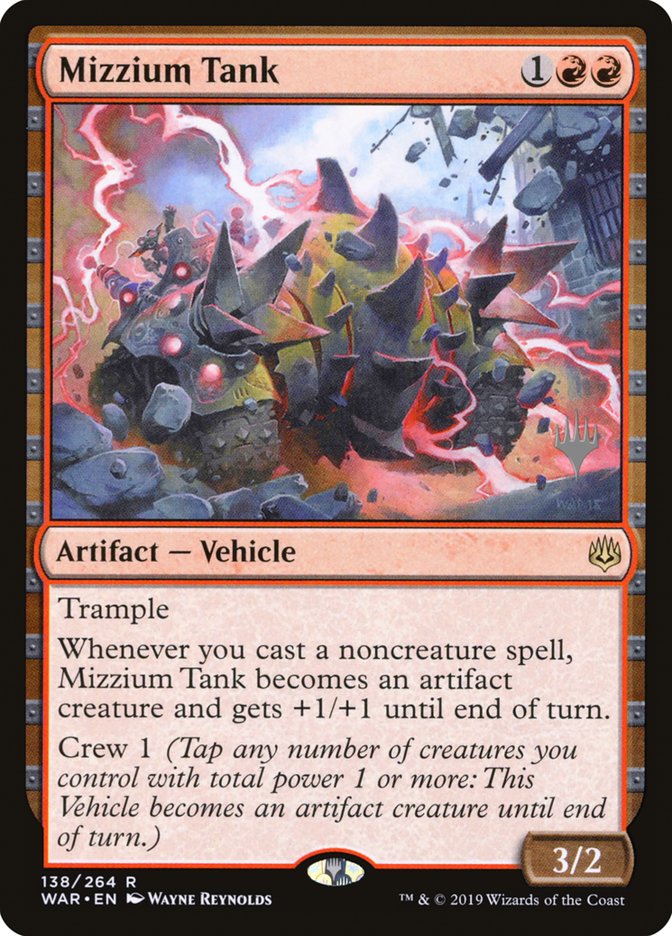 Mizzium Tank (Promo Pack) [War of the Spark Promos] | L.A. Mood Comics and Games