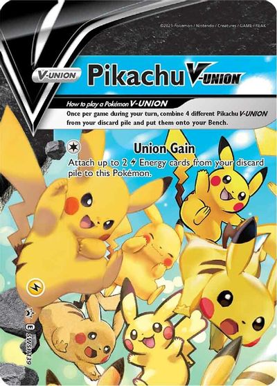 Pikachu V-UNION (SWSH139) (Celebrations) [Sword & Shield: Black Star Promos] | L.A. Mood Comics and Games