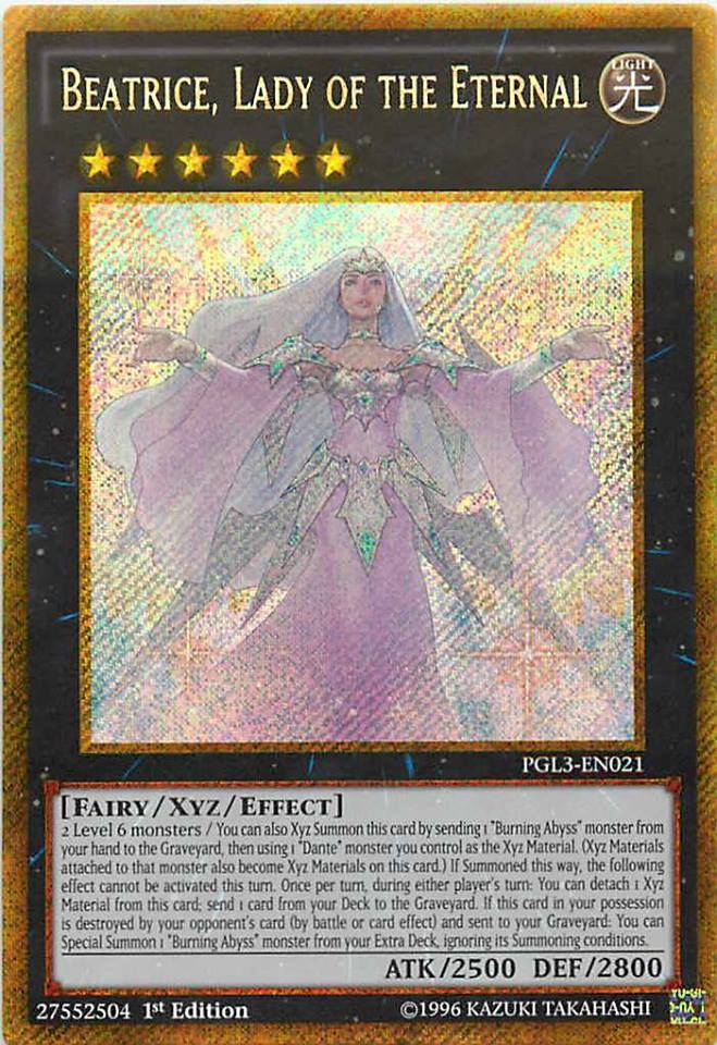 Beatrice, Lady of the Eternal [PGL3-EN021] Gold Secret Rare | L.A. Mood Comics and Games