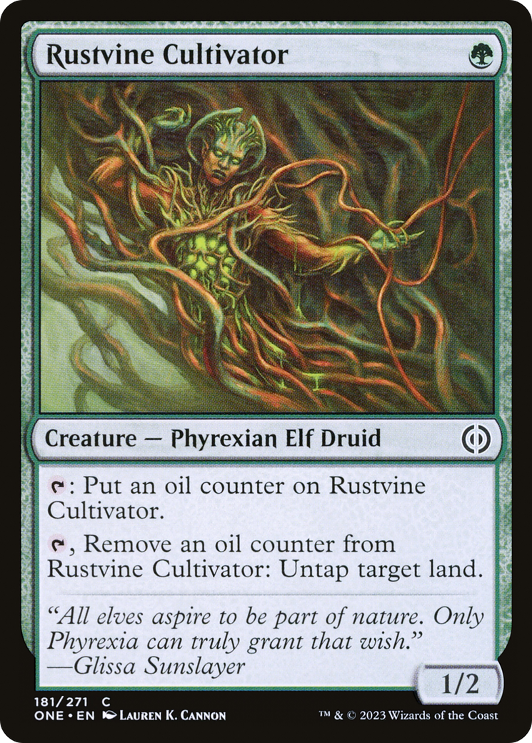 Rustvine Cultivator [Phyrexia: All Will Be One] | L.A. Mood Comics and Games