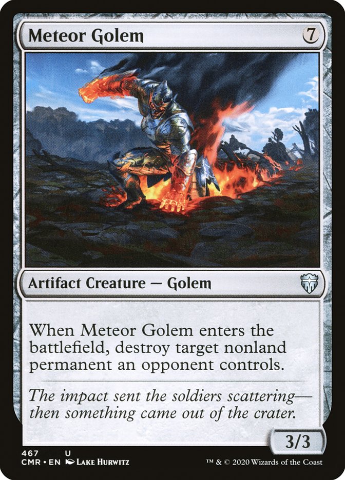 Meteor Golem (467) [Commander Legends] | L.A. Mood Comics and Games