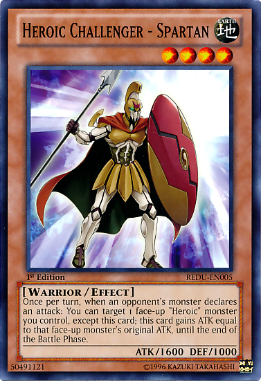 Heroic Challenger - Spartan [REDU-EN005] Common | L.A. Mood Comics and Games