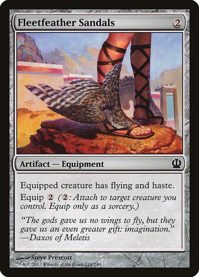 Fleetfeather Sandals [Theros] | L.A. Mood Comics and Games