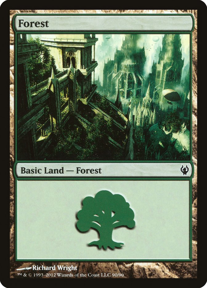 Forest (90) [Duel Decks: Izzet vs. Golgari] | L.A. Mood Comics and Games