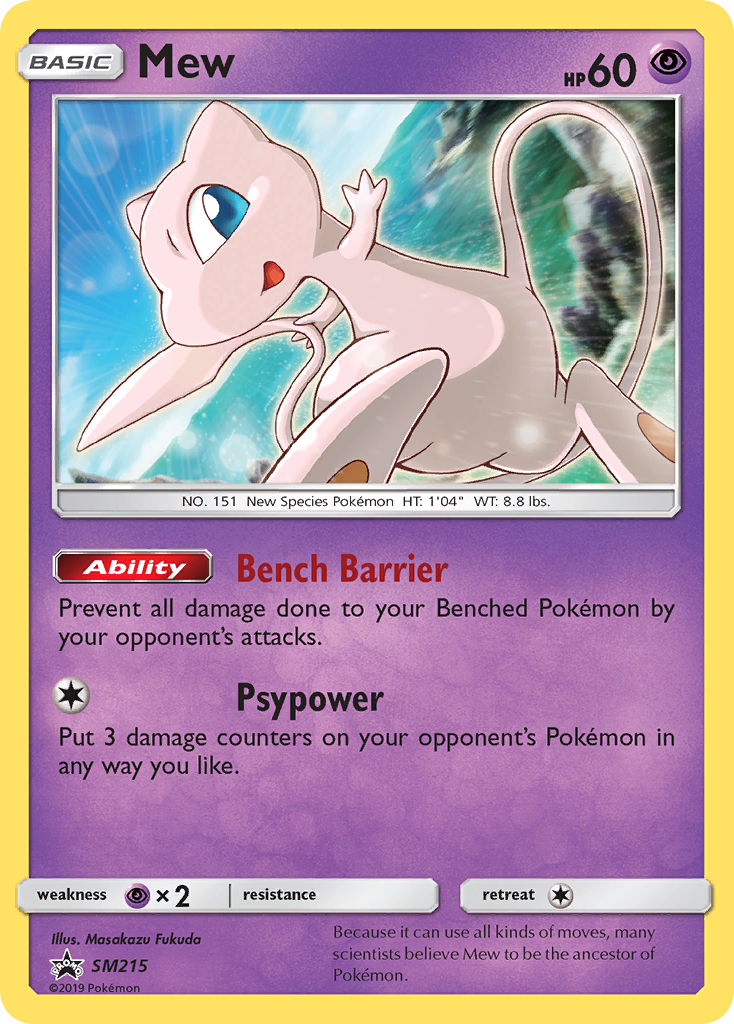 Mew (SM215) [Sun & Moon: Black Star Promos] | L.A. Mood Comics and Games