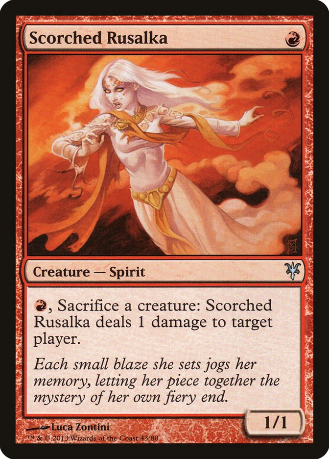 Scorched Rusalka [Duel Decks: Sorin vs. Tibalt] | L.A. Mood Comics and Games