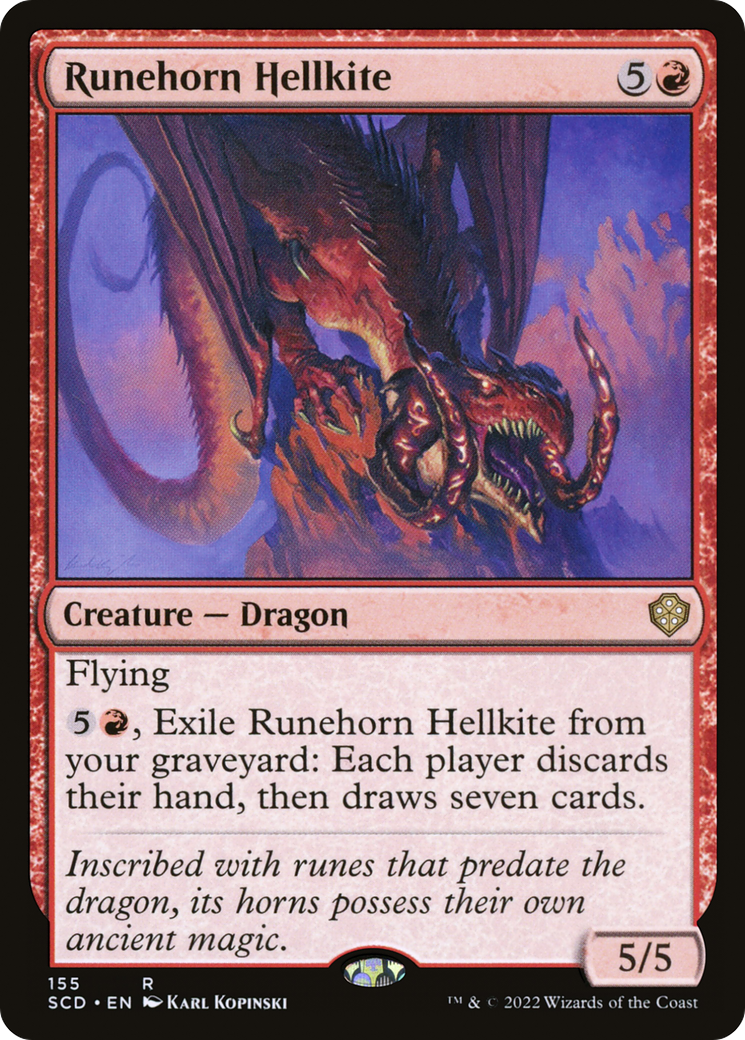 Runehorn Hellkite [Starter Commander Decks] | L.A. Mood Comics and Games