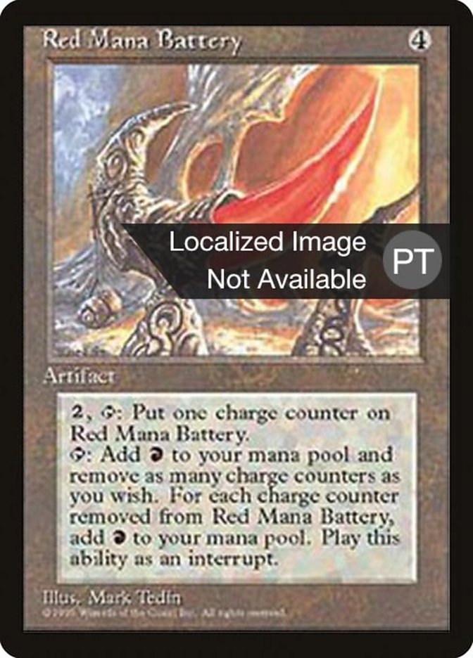 Red Mana Battery [Fourth Edition (Foreign Black Border)] | L.A. Mood Comics and Games