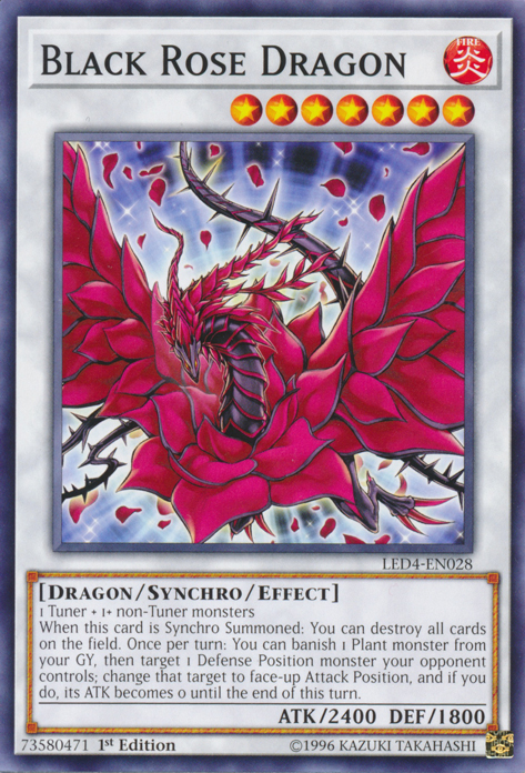 Black Rose Dragon [LED4-EN028] Common | L.A. Mood Comics and Games