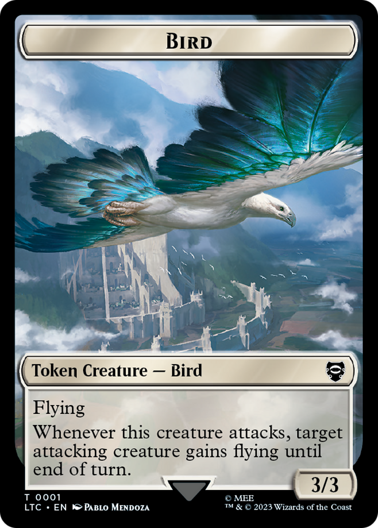 Bird // Food Token [The Lord of the Rings: Tales of Middle-Earth Commander Tokens] | L.A. Mood Comics and Games
