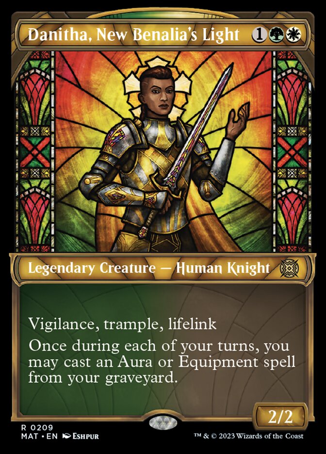 Danitha, New Benalia's Light (Showcase Halo Foil) [March of the Machine: The Aftermath] | L.A. Mood Comics and Games
