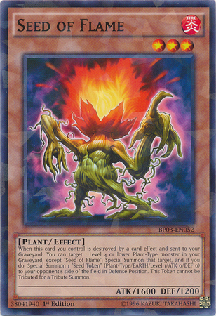 Seed of Flame [BP03-EN052] Shatterfoil Rare | L.A. Mood Comics and Games