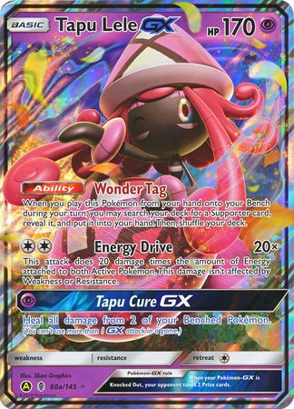 Tapu Lele GX (60a/145) (Alternate card) (Jumbo Card) [Sun & Moon: Guardians Rising] | L.A. Mood Comics and Games