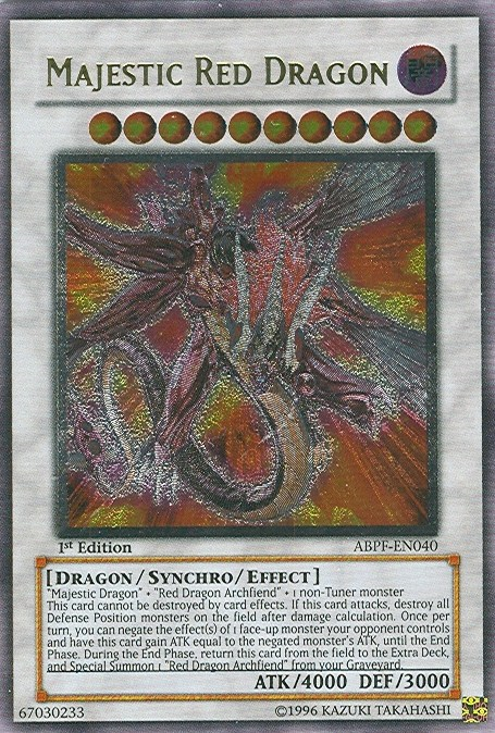 Majestic Red Dragon [ABPF-EN040] Ultimate Rare | L.A. Mood Comics and Games