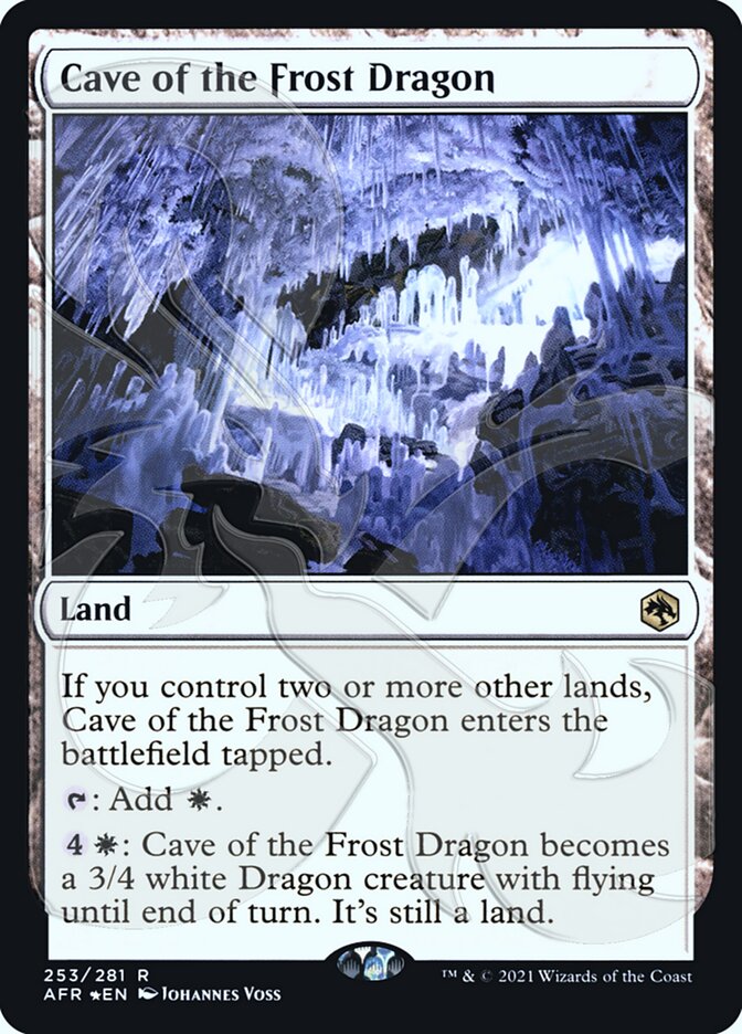 Cave of the Frost Dragon (Ampersand Promo) [Dungeons & Dragons: Adventures in the Forgotten Realms Promos] | L.A. Mood Comics and Games