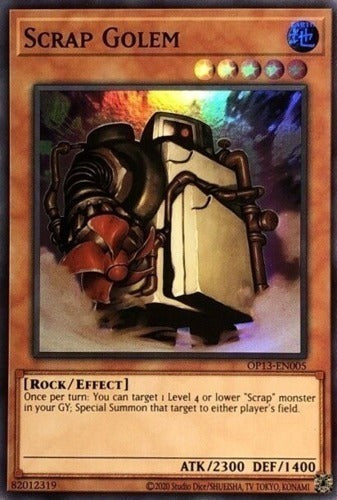 Scrap Golem [OP13-EN005] Super Rare | L.A. Mood Comics and Games