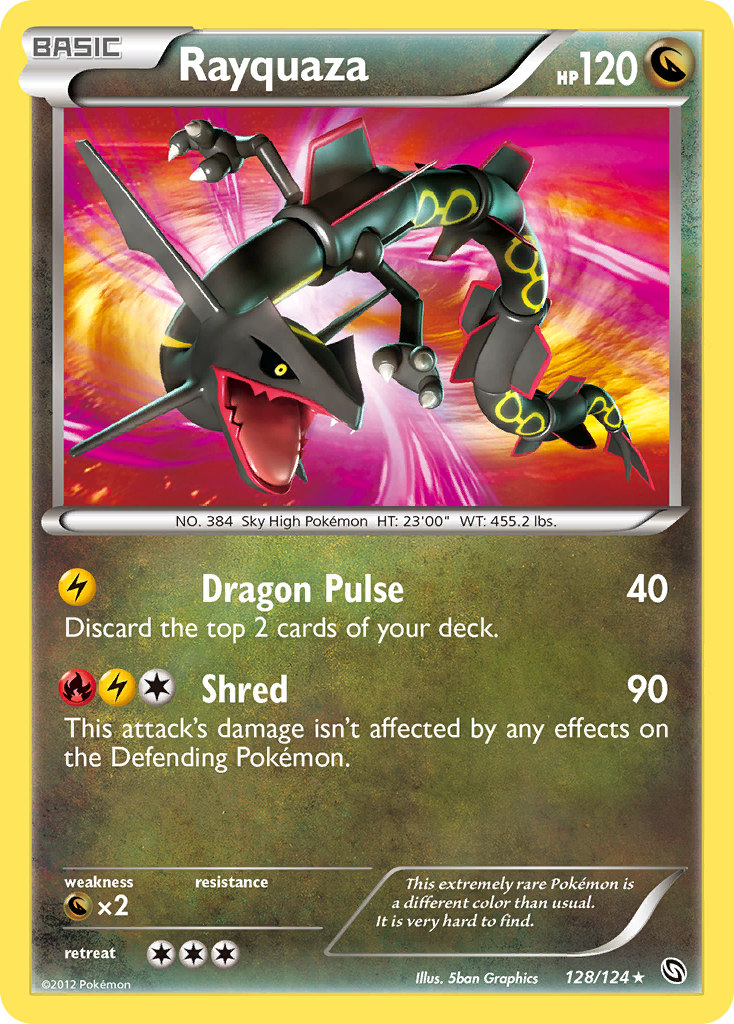 Rayquaza (128/124) [Black & White: Dragons Exalted] | L.A. Mood Comics and Games