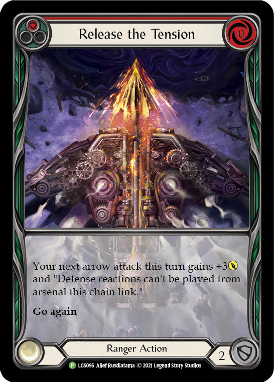 Release the Tension (Red) [LGS096] (Promo)  Rainbow Foil | L.A. Mood Comics and Games