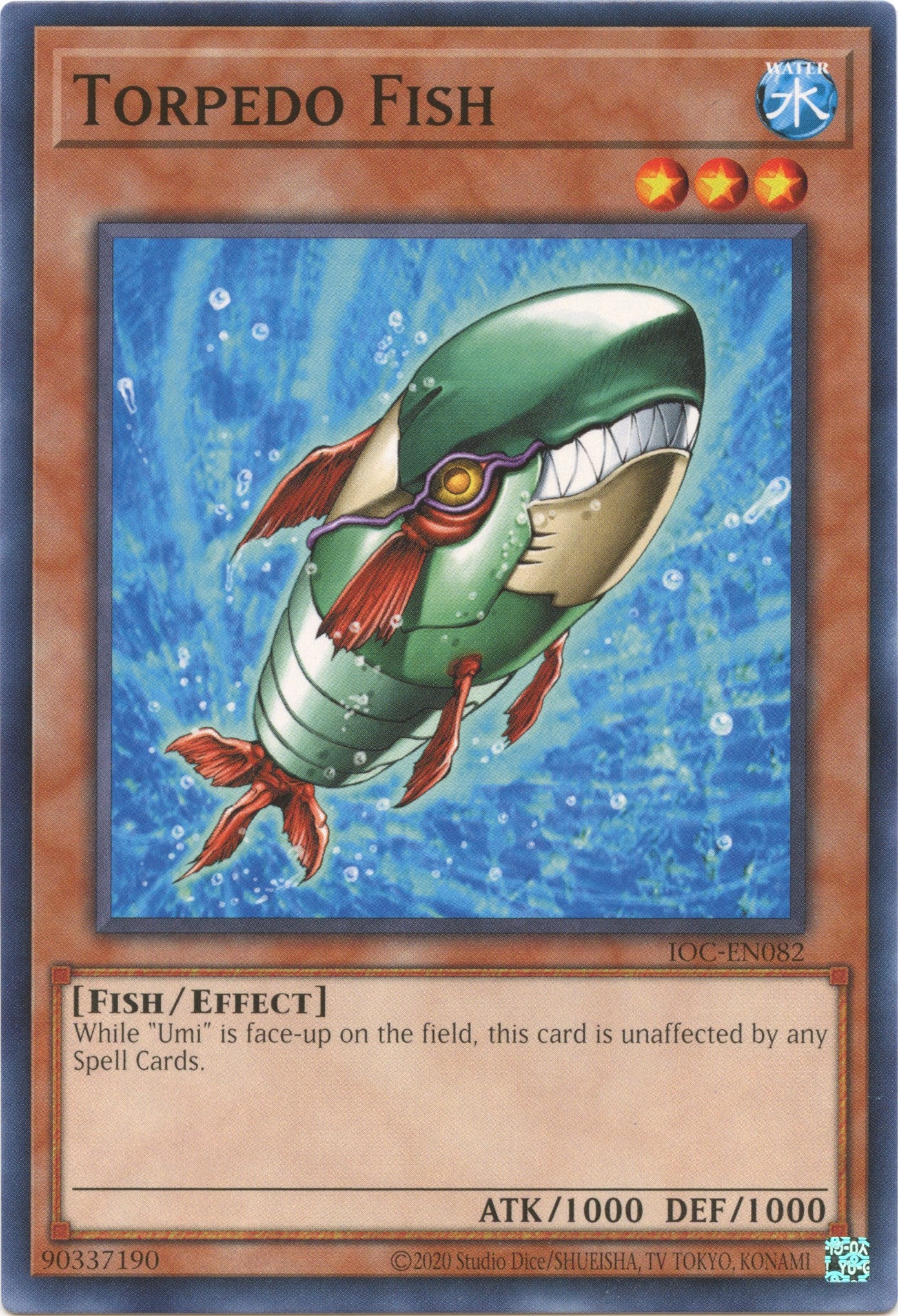 Torpedo Fish (25th Anniversary) [IOC-EN082] Common | L.A. Mood Comics and Games