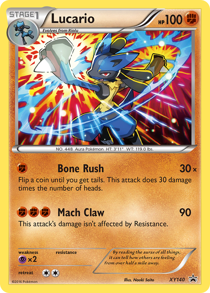 Lucario (XY140) [XY: Black Star Promos] | L.A. Mood Comics and Games