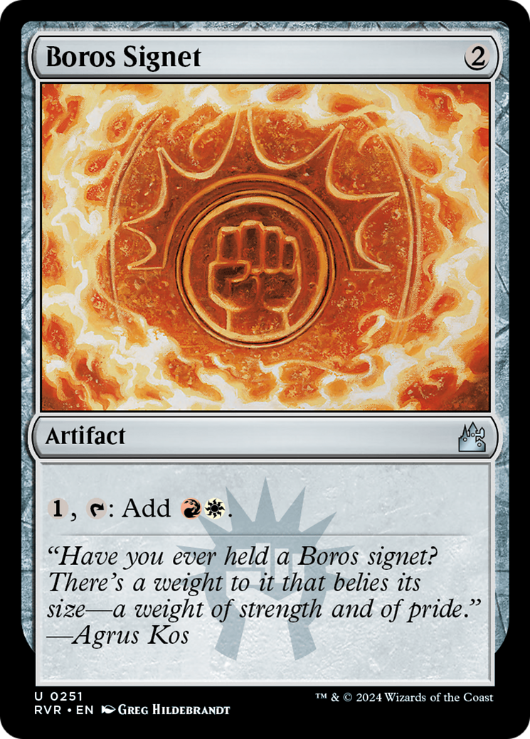 Boros Signet [Ravnica Remastered] | L.A. Mood Comics and Games