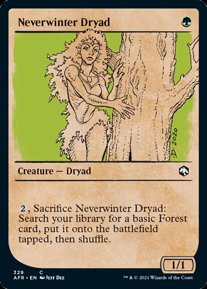 Neverwinter Dryad (Showcase) [Dungeons & Dragons: Adventures in the Forgotten Realms] | L.A. Mood Comics and Games