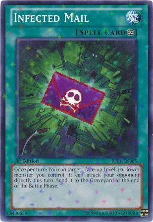 Infected Mail [BP01-EN085] Starfoil Rare | L.A. Mood Comics and Games