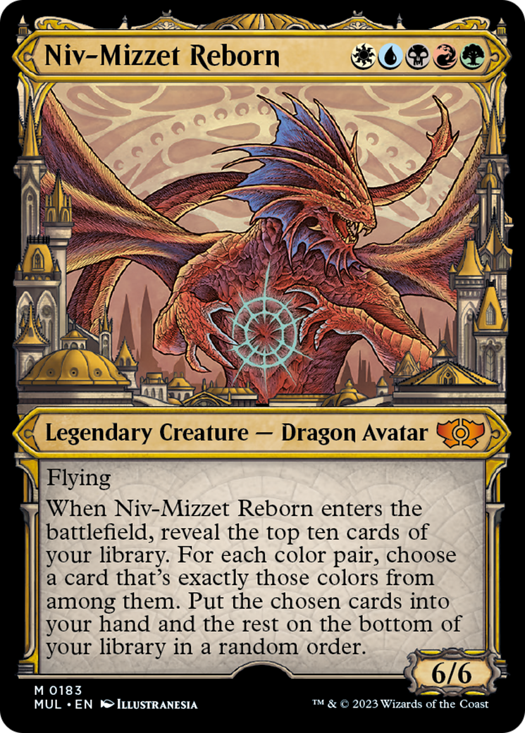 Niv-Mizzet Reborn (Halo Foil) [Multiverse Legends] | L.A. Mood Comics and Games