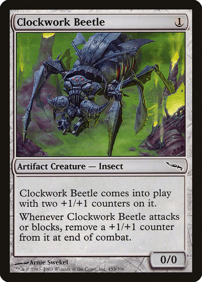 Clockwork Beetle [Mirrodin] | L.A. Mood Comics and Games