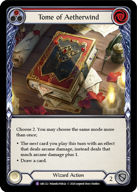 Tome of Aetherwind [U-ARC122] (Arcane Rising Unlimited)  Unlimited Normal | L.A. Mood Comics and Games