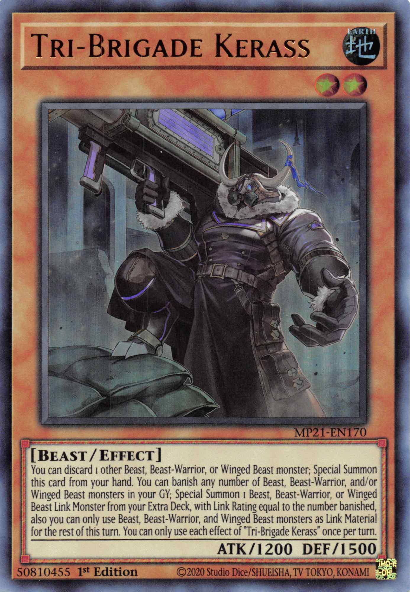 Tri-Brigade Kerass [MP21-EN170] Ultra Rare | L.A. Mood Comics and Games
