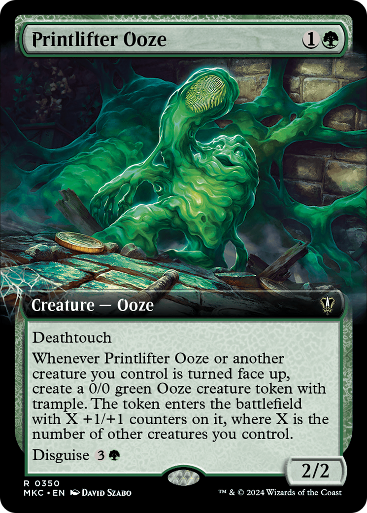 Printlifter Ooze (Extended Art) [Murders at Karlov Manor Commander] | L.A. Mood Comics and Games