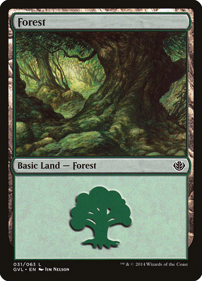 Forest (31) (Garruk vs. Liliana) [Duel Decks Anthology] | L.A. Mood Comics and Games