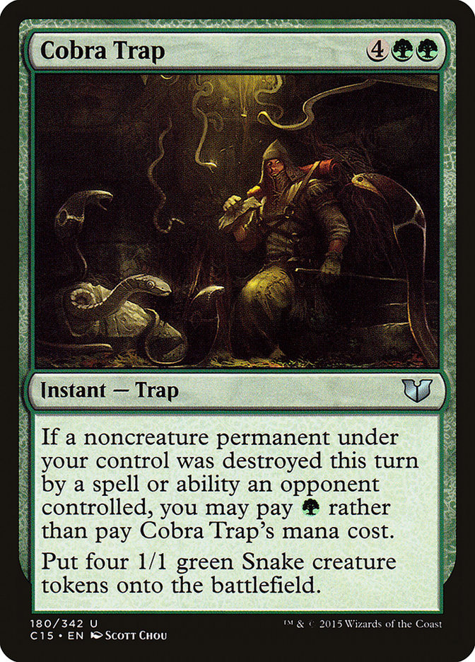 Cobra Trap [Commander 2015] | L.A. Mood Comics and Games