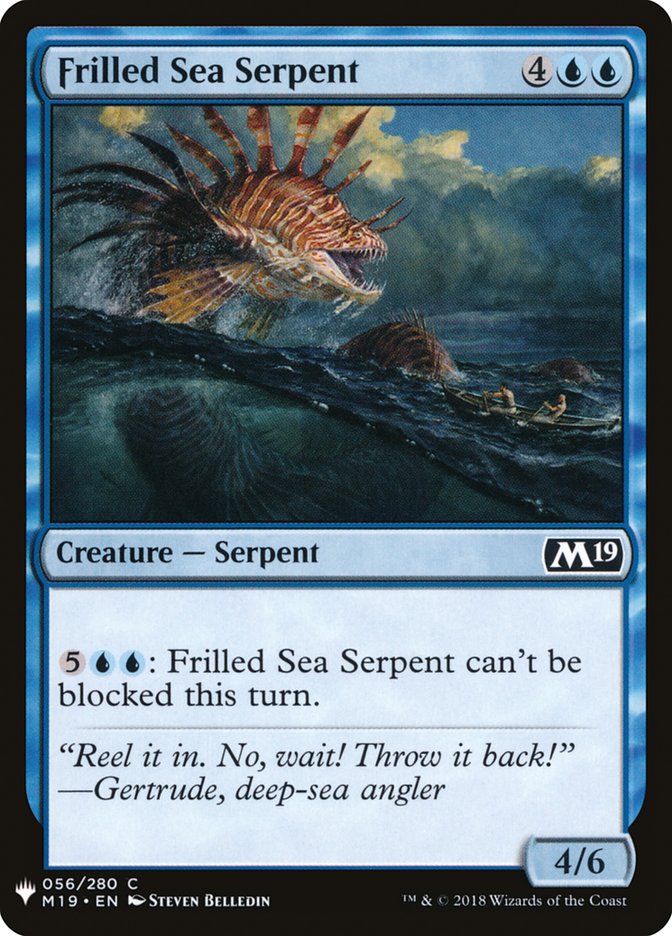 Frilled Sea Serpent [Mystery Booster] | L.A. Mood Comics and Games