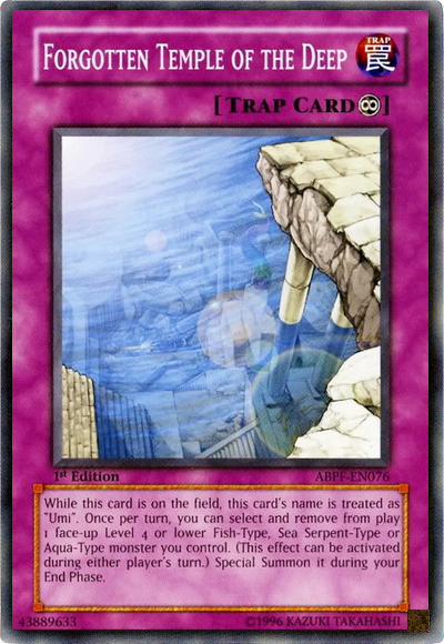 Forgotten Temple of the Deep [ABPF-EN076] Common | L.A. Mood Comics and Games