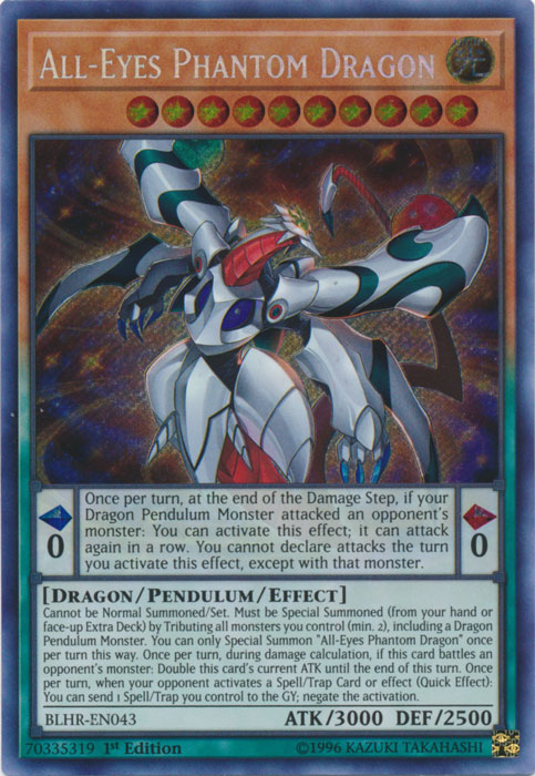 All-Eyes Phantom Dragon [BLHR-EN043] Secret Rare | L.A. Mood Comics and Games