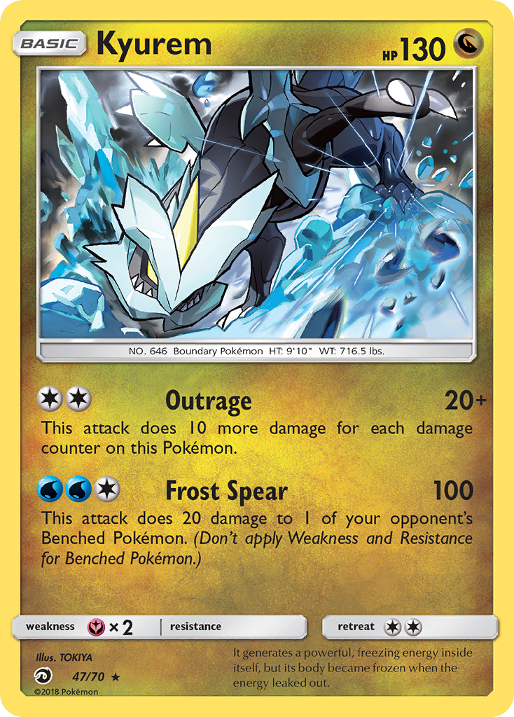 Kyurem (47/70) [Sun & Moon: Dragon Majesty] | L.A. Mood Comics and Games