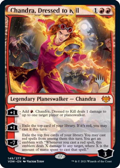 Chandra, Dressed to Kill (Promo Pack) [Innistrad: Crimson Vow Promos] | L.A. Mood Comics and Games