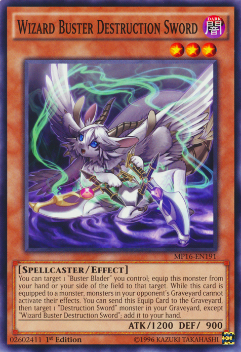 Wizard Buster Destruction Sword [MP16-EN191] Common | L.A. Mood Comics and Games