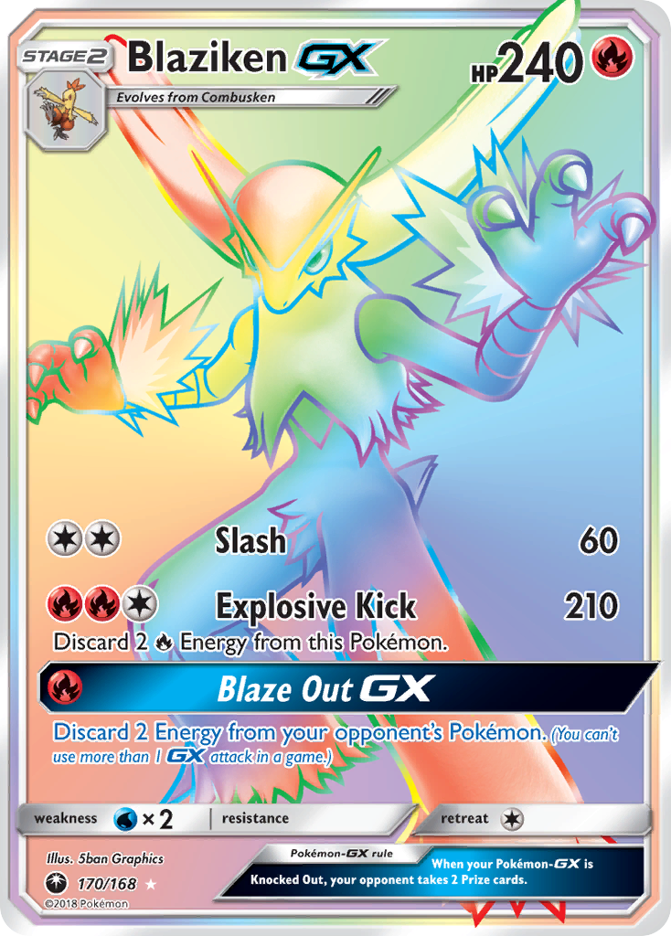 Blaziken GX (170/168) [Sun & Moon: Celestial Storm] | L.A. Mood Comics and Games