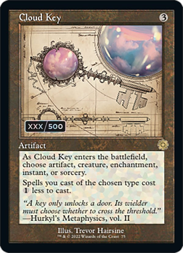 Cloud Key (Retro Schematic) (Serialized) [The Brothers' War Retro Artifacts] | L.A. Mood Comics and Games
