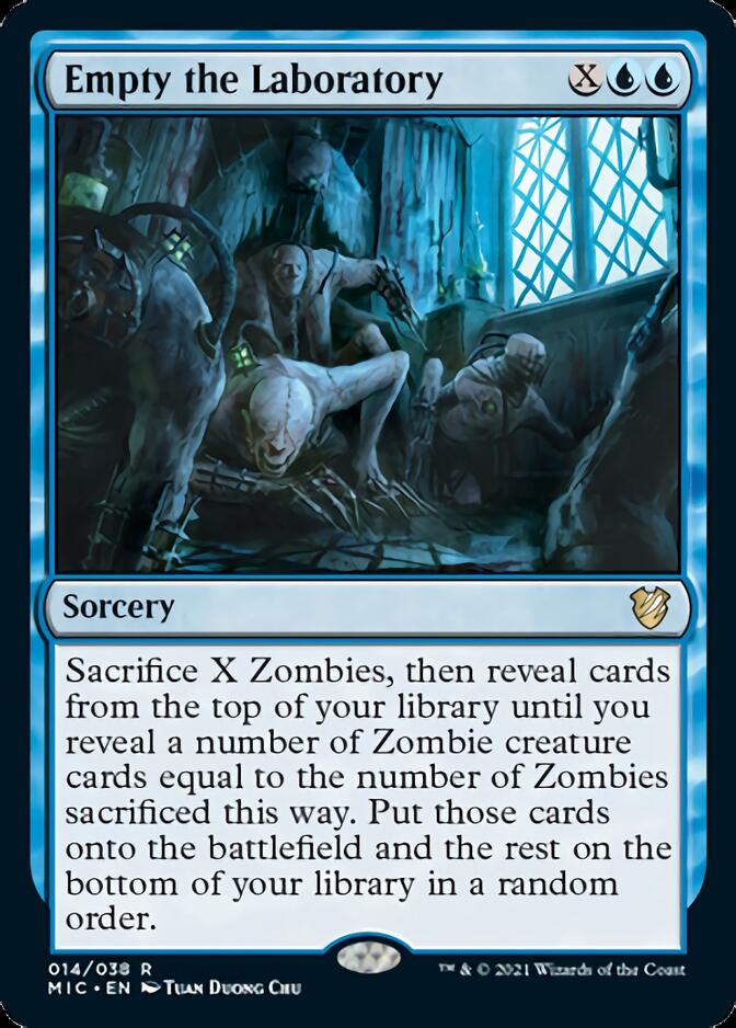 Empty the Laboratory [Innistrad: Midnight Hunt Commander] | L.A. Mood Comics and Games