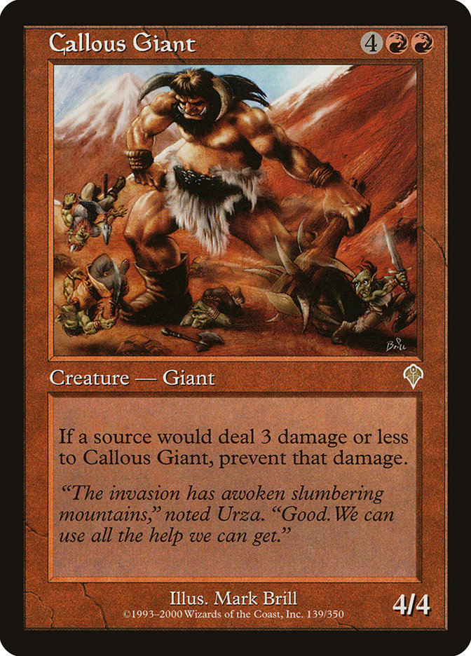 Callous Giant [Invasion] | L.A. Mood Comics and Games