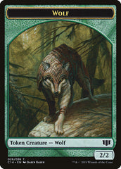 Treefolk // Wolf Double-Sided Token [Commander 2014 Tokens] | L.A. Mood Comics and Games