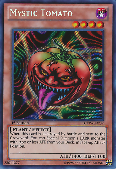 Mystic Tomato [LCYW-EN239] Secret Rare | L.A. Mood Comics and Games