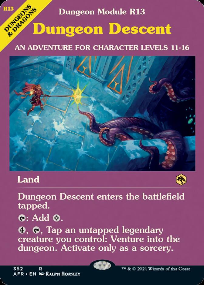 Dungeon Descent (Dungeon Module) [Dungeons & Dragons: Adventures in the Forgotten Realms] | L.A. Mood Comics and Games