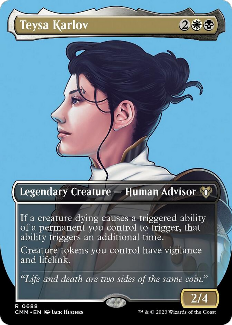 Teysa Karlov (Borderless Profile) [Commander Masters] | L.A. Mood Comics and Games